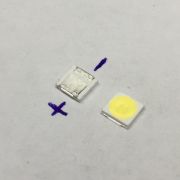 Светодиод SMD 3535 белый (135lm 6V 2w, LG), широкий «+»