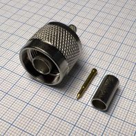 Штекер N на кабель RG58 обжим 65303-