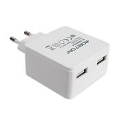 Блок питания  5.0V  2.4A, разъем 2USB AF, Robiton USB2400 Twin, 13909
