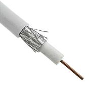 Кабель 75 Ом  6мм RG6U white (100m)