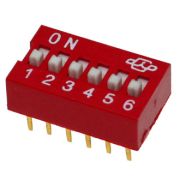 Переключатель DIP DS-06 (SWD1-6) 54992, 103284