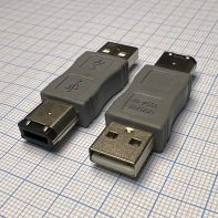 Переходник шт.USB A - шт.IEEE1394 6pin 6-091 *****-