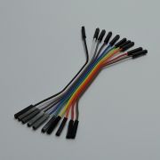 Перемычка (провод) для макетных плат Arduino 20см гнездо - гнездо 40шт. 114855