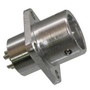 Разъем XS12-4 штекер на корпус с фланцем 106643