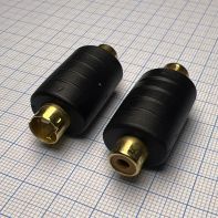 Переходник шт.MD4M (SVHS) - гн.RCA Gold 2-321G *****-