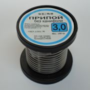Припой в бухте 3.0мм 100г.без канифоли 103426