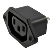 Гнездо AC-3 10A с фланцем 71694