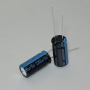 Конденсатор электролитический 105*C 2200- 16V 10*21 TKR Jamicon