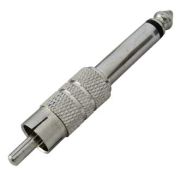Переходник шт.6.3моно - шт.RCA Nic 77769