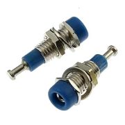 Гнездо Z008 2mm panel jack BLUE