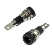 Гнездо Z009 4mm panel jack BLACK