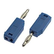 Штекер Z027 2mm Stackable Plug BLUE