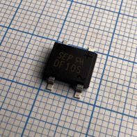 Мост диодный 1000V  1A DF10S, SMD 119191 -
