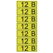 Информационный знак «12 В» 35х100
