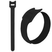 Хомут липучка 210х16 мм, черный (50ш