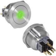 Кнопка антивандал. GQ30PF-11ZD/G/N on-off+off-on