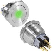 Кнопка антивандал. GQ28PF-11D/G/N on-(off)+off-(o