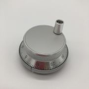 Энкодер (валкодер) с ручкой 60мм, 5V, 100prm, 4 pin серебро, VGW6-5E100S -