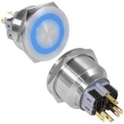 Кнопка антивандал. GQ28PF-11E/B/N on-(off)+off-(o