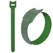 Хомут липучка 210х16 мм, зеленый (50