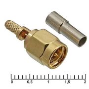 Штекер SMA на кабель JC316P обжим 92146