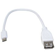 Компьютерный шнур USB2.0 A(f)-micro USB B(m) W 0