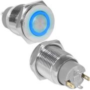 Кнопка антивандал. GQ16PF-10ZE/J/B/N off-on