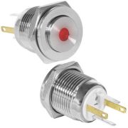 Кнопка антивандал. GQ16PH-10D/JL/R/N off-(on)