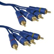 Аудио/Видео шнур 4 RCA-4 RCA BL 1.5m