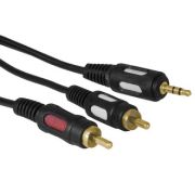 Аудио/Видео шнур Stereo 3,5 mm-2 RCA G 5m