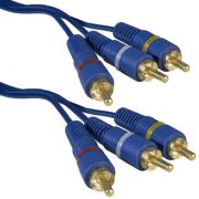Аудио/Видео шнур 3 RCA-3 RCA BL 1.5m
