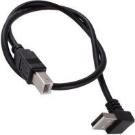 Компьютерный шнур USB2.0 A(m)angle-USB B(m) B 0.