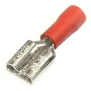 Клемма гнездо 6.3 красная 61213, 104240, 08-0413