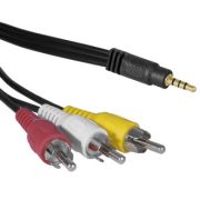 Аудио/Видео шнур Stereo 3,5 mm-3 RCA B 3m