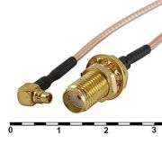 Переходник-шнур MMCX-M - SMA F 150мм RG-178U 107492