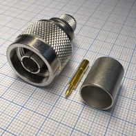 Штекер N на кабель RG-213 обжим -