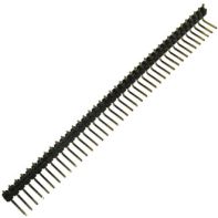 Разъем PLS-40R (1*40) pitch 2.54мм черный угловой 55197