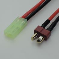 Переходник шт.Т- connector - гн.Tamiya Mini (MTF) Robiton 12885
