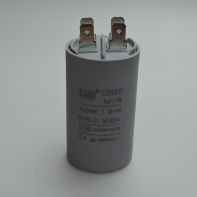 Конденсатор пусковой    9.0мкФ 450V CBB60 Fuji, LMG 35*60мм с клеммами -