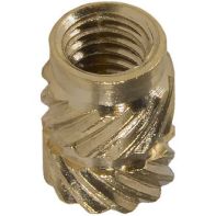 Втулка закладная с отверстием М2 L=4