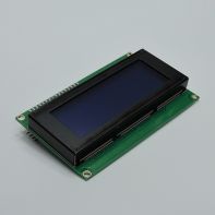 Дисплей LCD2004 синий экран, белые символы + I2C -