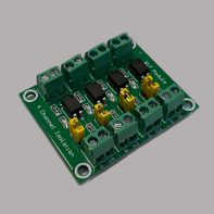 Модуль опторазвязки на PC817, 4 канальный 3.3 - 30В -