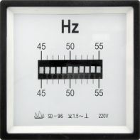ЧМ 45-55Гц 220В reed (96х96)